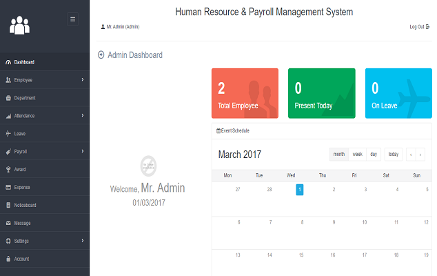 HR and Payroll software